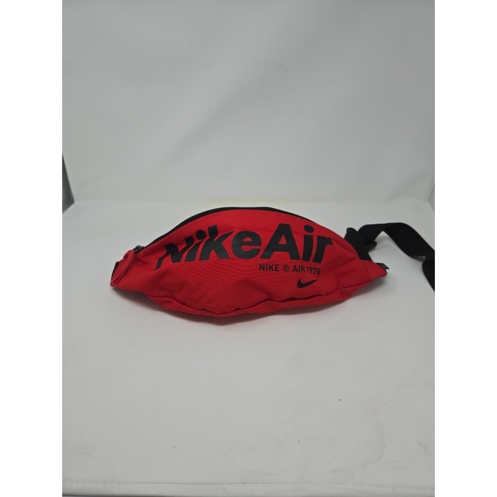 Nike Air Red Fanny Pack Waist Bag Belt Bag 1978 Logo Adjustable‎ Strap